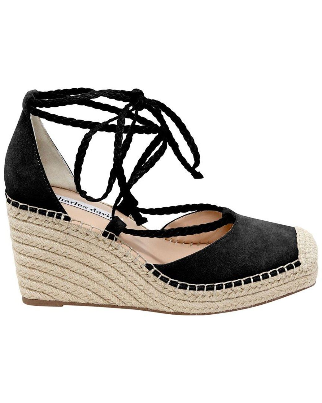 Charles David Black Gracie Sandal