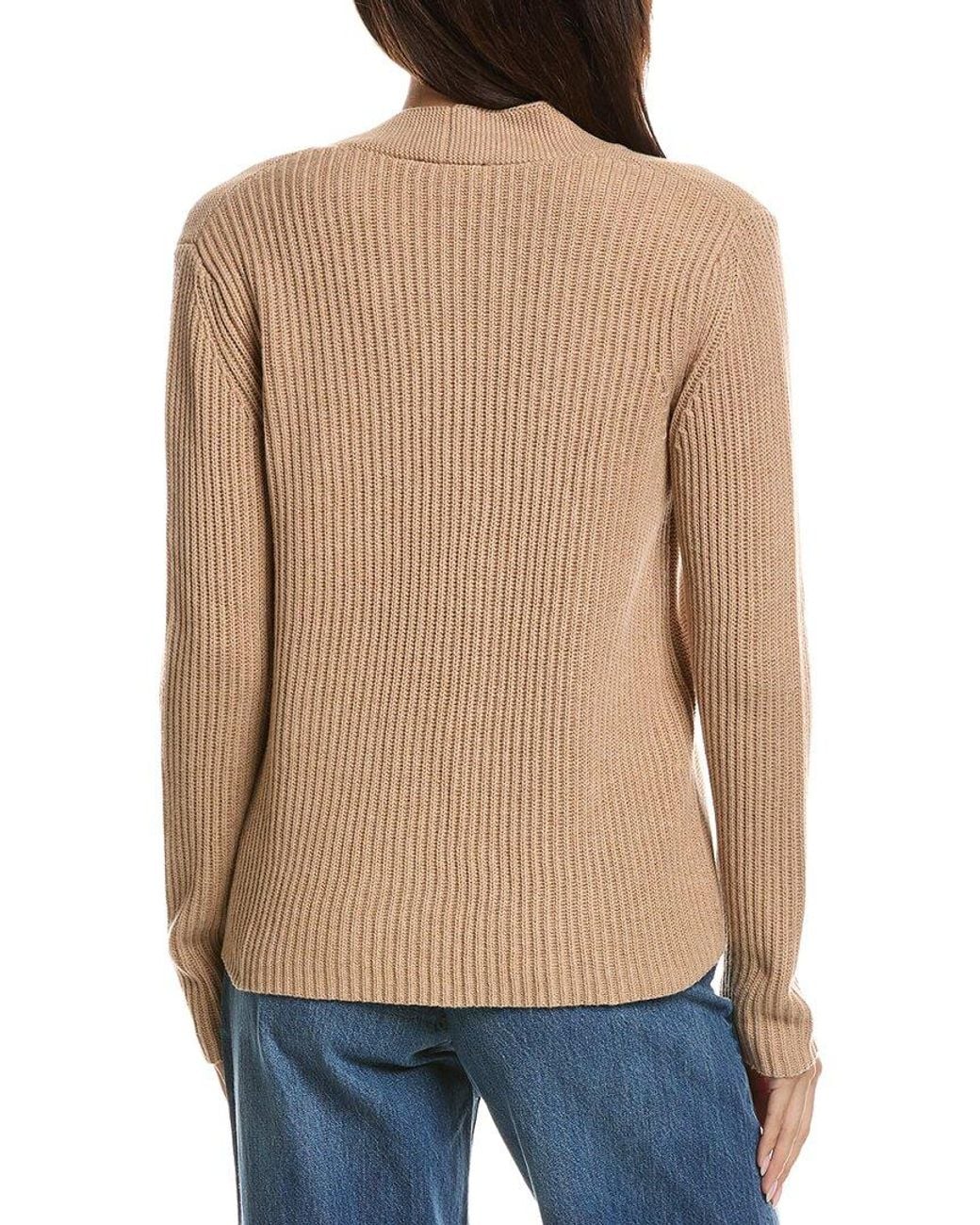 Forte Blue Garter & Rib Cardigan