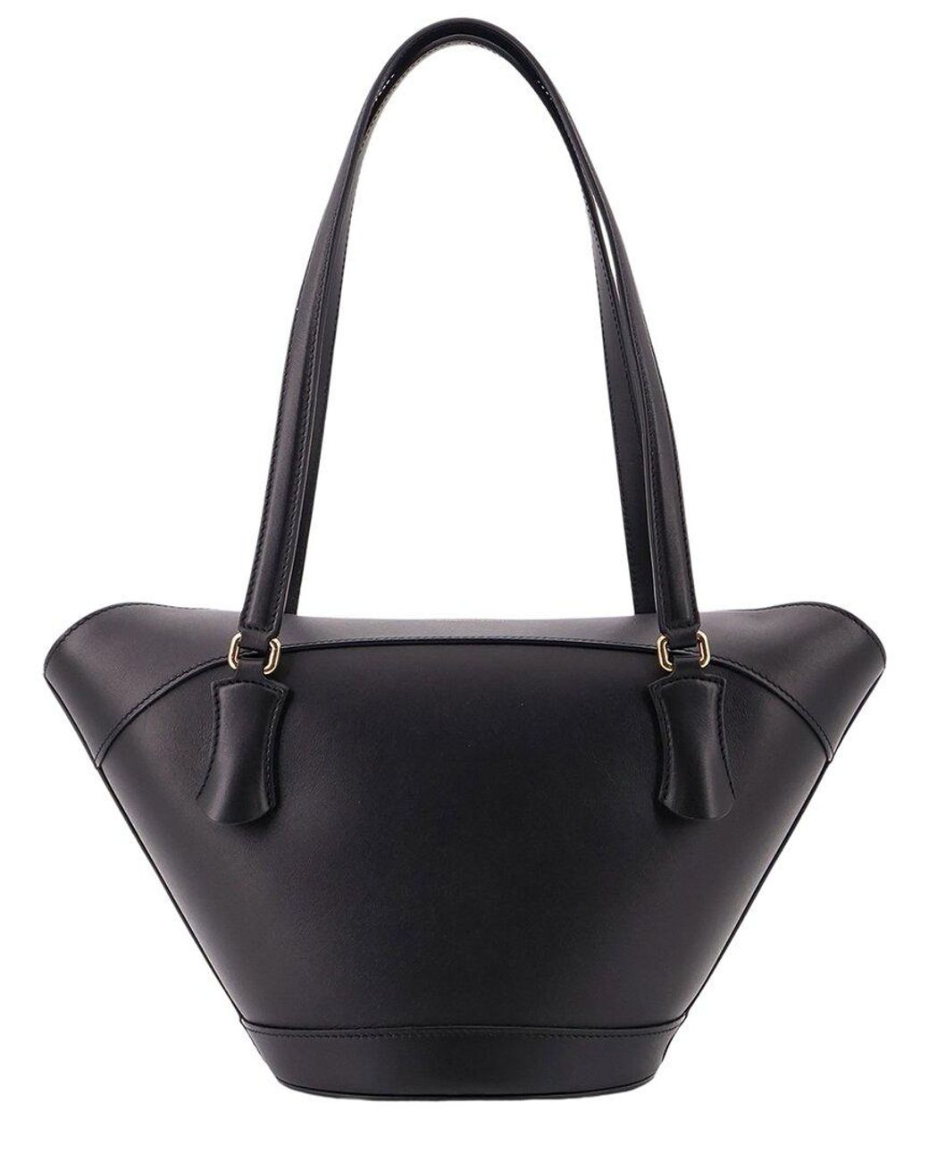 Dolce & Gabbana Black Capri Leather Shoulder Bag