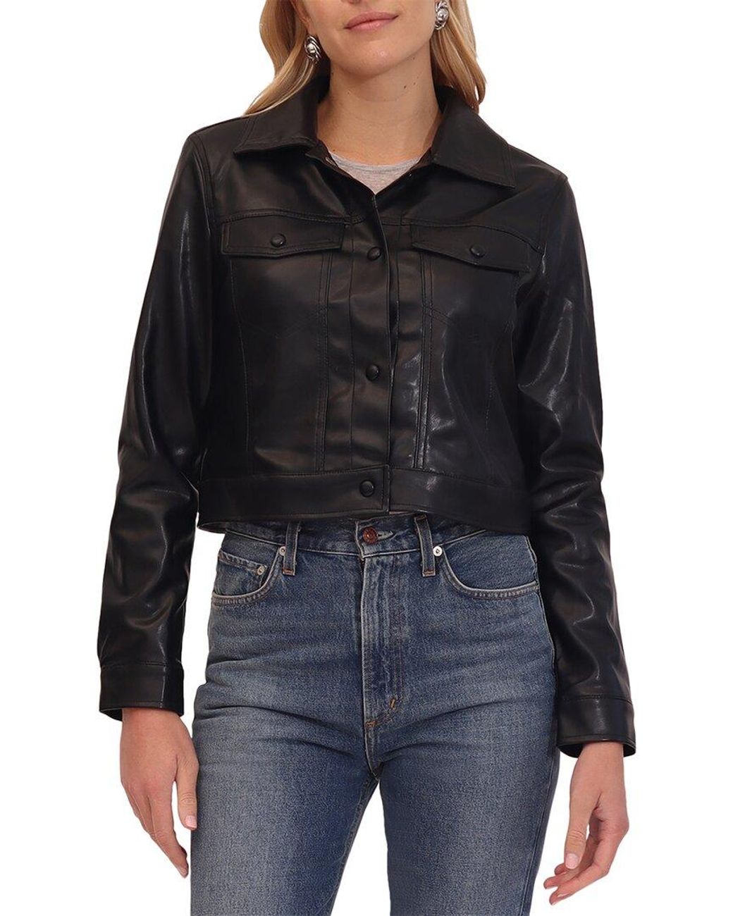Bagatelle Trucker Jacket in Black Lyst