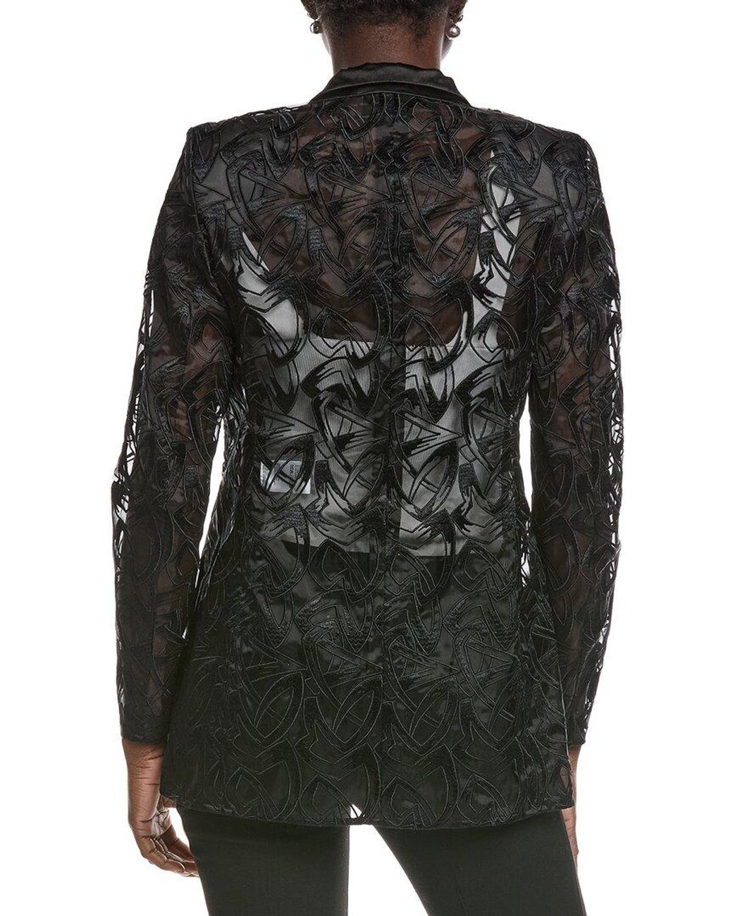 Akris Black Amedea Silk Jacket