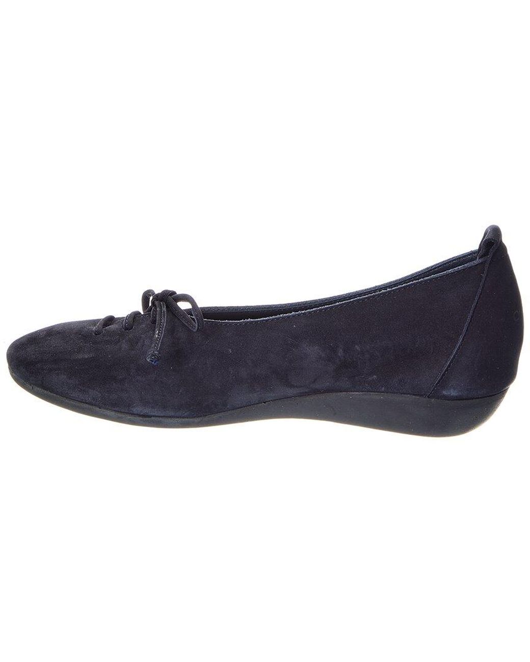 Arche Blue Onykim Leather Flat
