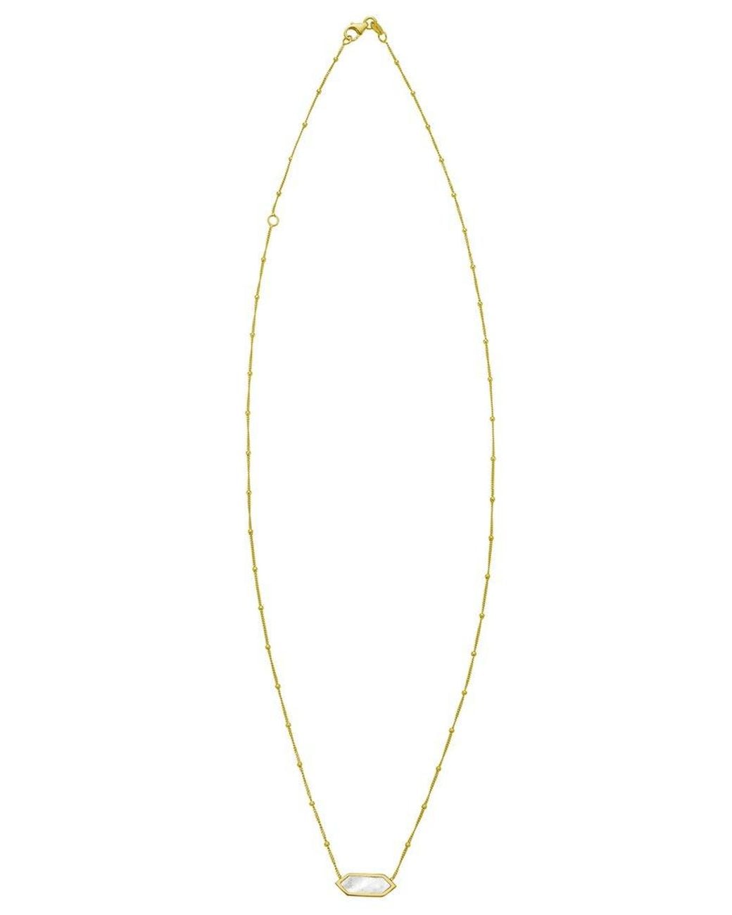 Italian Gold Metallic 14K Pearl Necklace