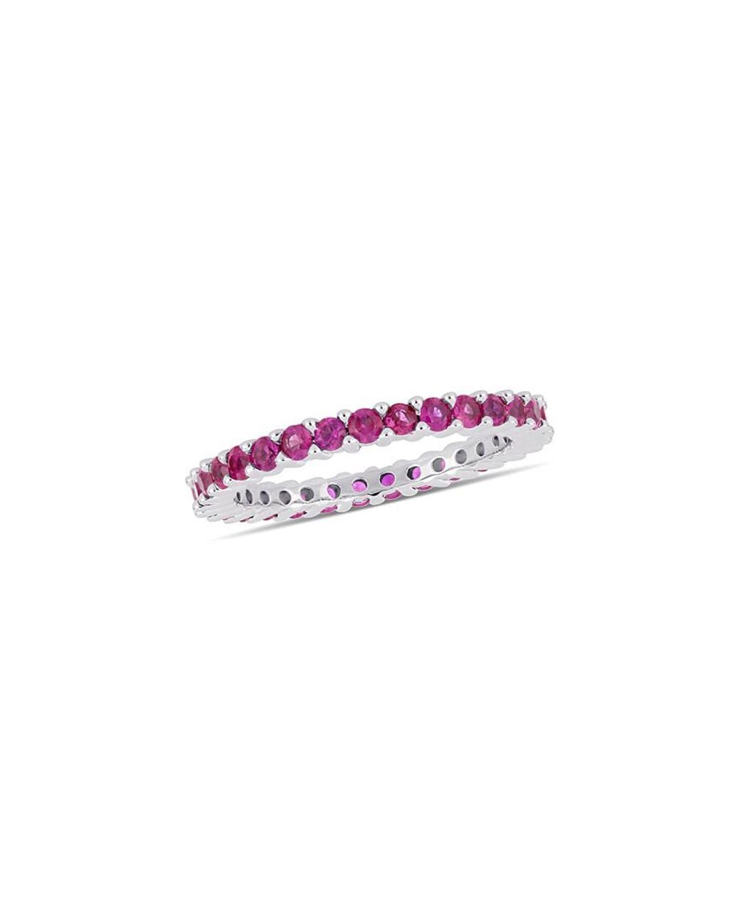 Diamond Select Cuts Pink 14K 1.40 Ct. Tw. Sapphire Ring