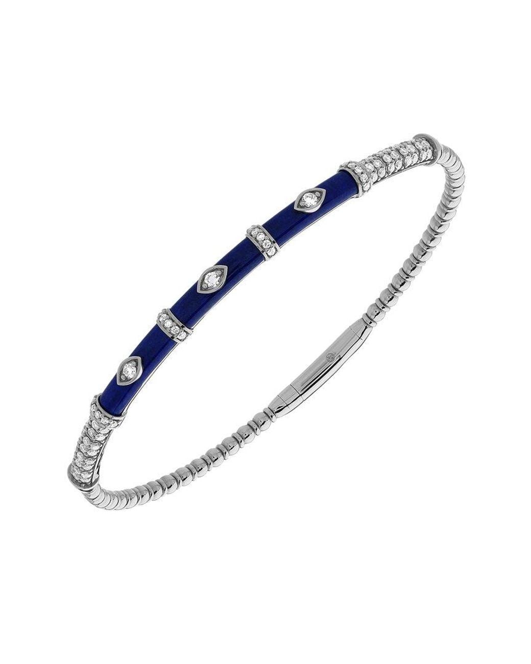 The Reserve Blue 14K 0.56 Ct. Tw. Lab-Grown Diamond Bangle Bracelet