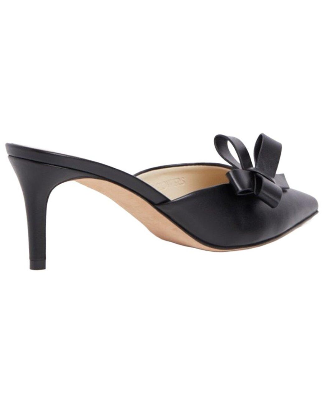 Prota Fiori Blue Ortensia Apple Leather Mule