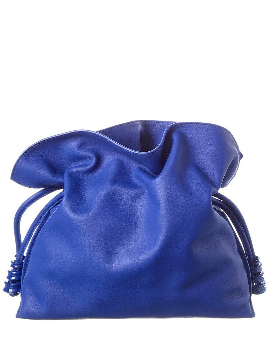 Loewe Blue Flamenco Medium Leather Clutch