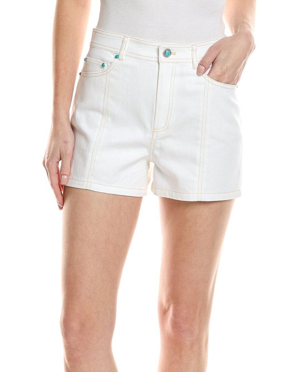 Cinq À Sept White Embellished Short