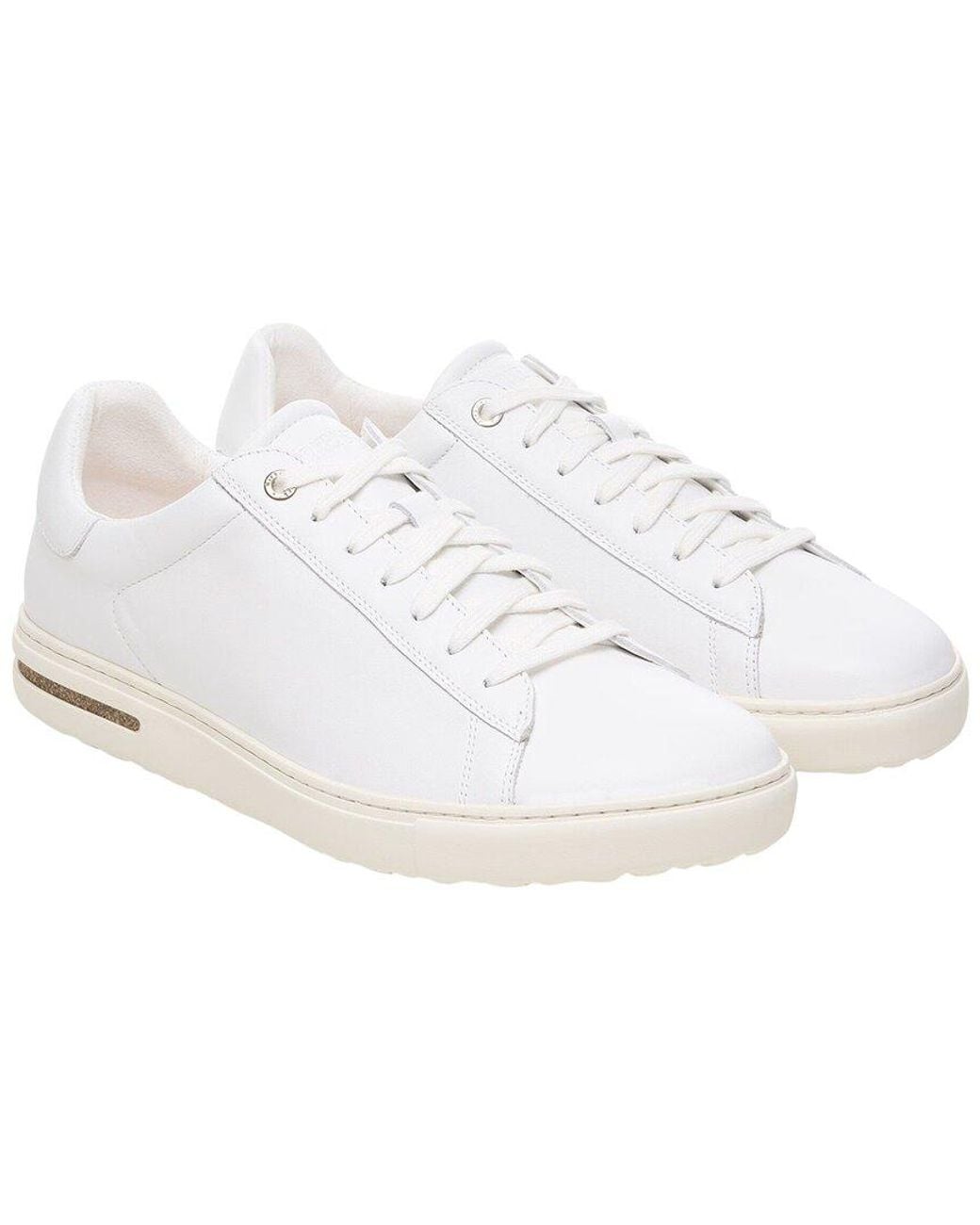 Birkenstock White Bend Low Leather Sneaker