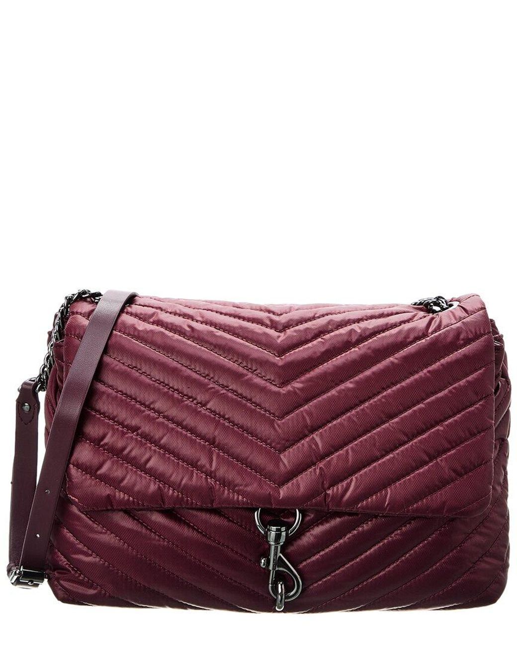 Rebecca Minkoff Edie Nylon Jumbo Flap Shoulder Bag in Purple Lyst