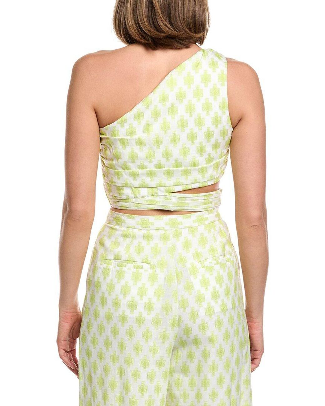 AMUR Green Oak Crop Top
