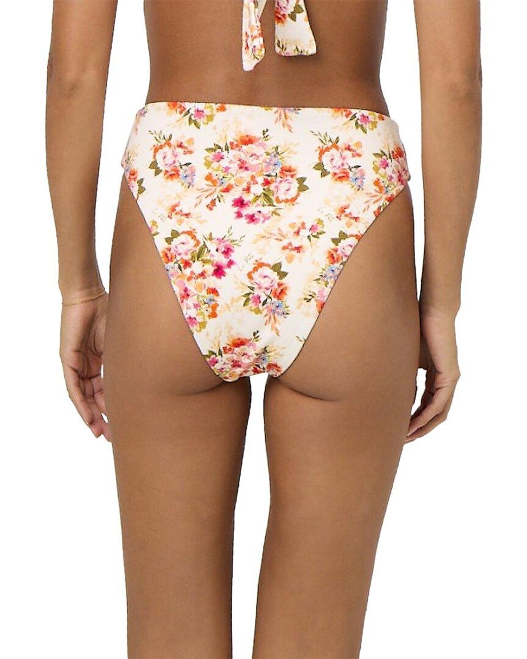 La Porte Multicolor Monica High-Waisted Cheeky Bikini Bottom