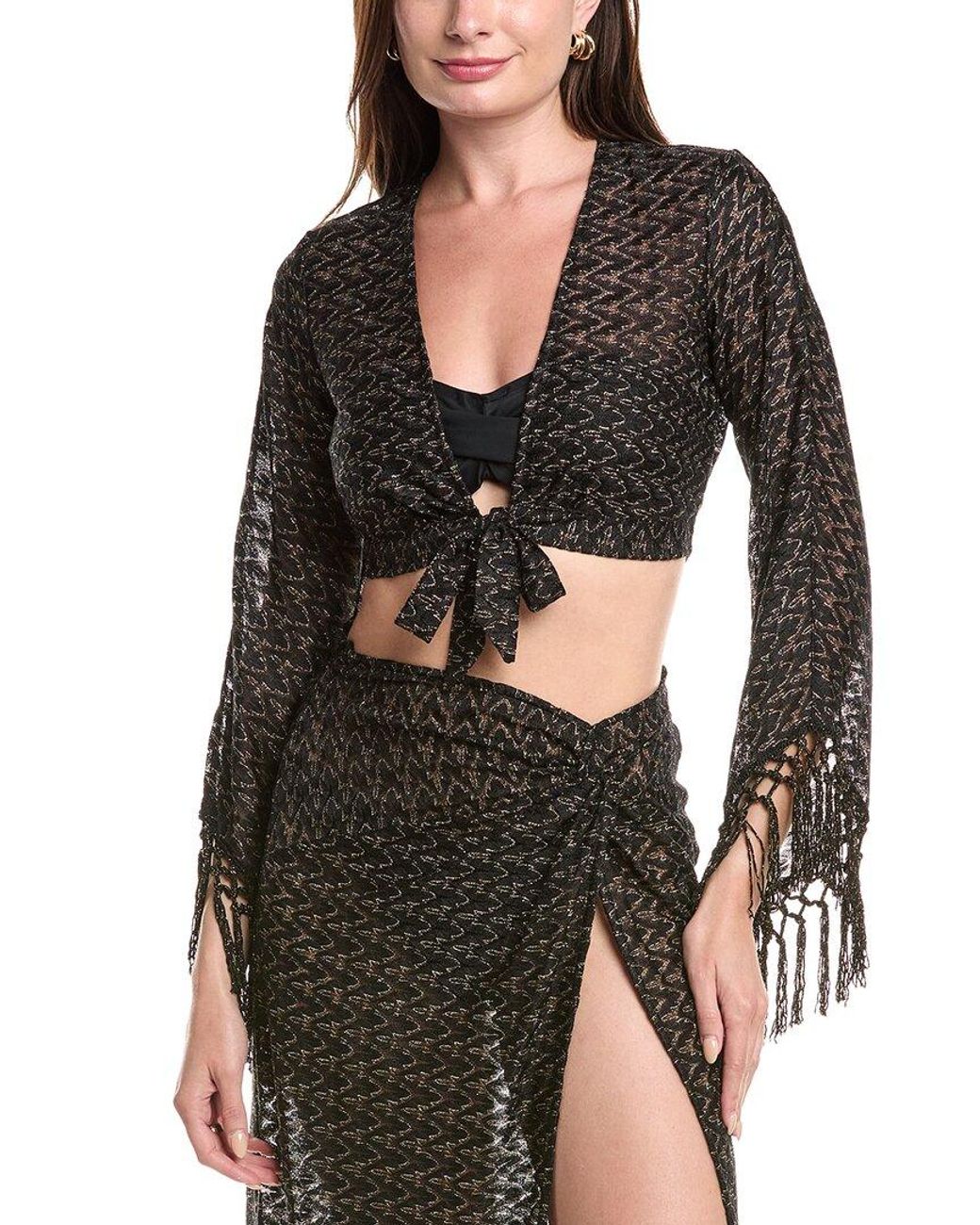 Ramy Brook Black Elvira Top