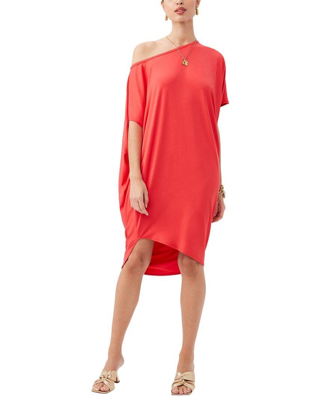 Trina Turk Radiant Dress Moroccan Sunset Clothing in Red Lyst UK