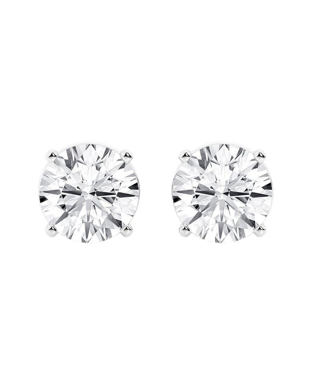 Lab Grown Diamonds Metallic 14K 20.00 Ct. Tw. Lab-Grown Diamond Studs Earring