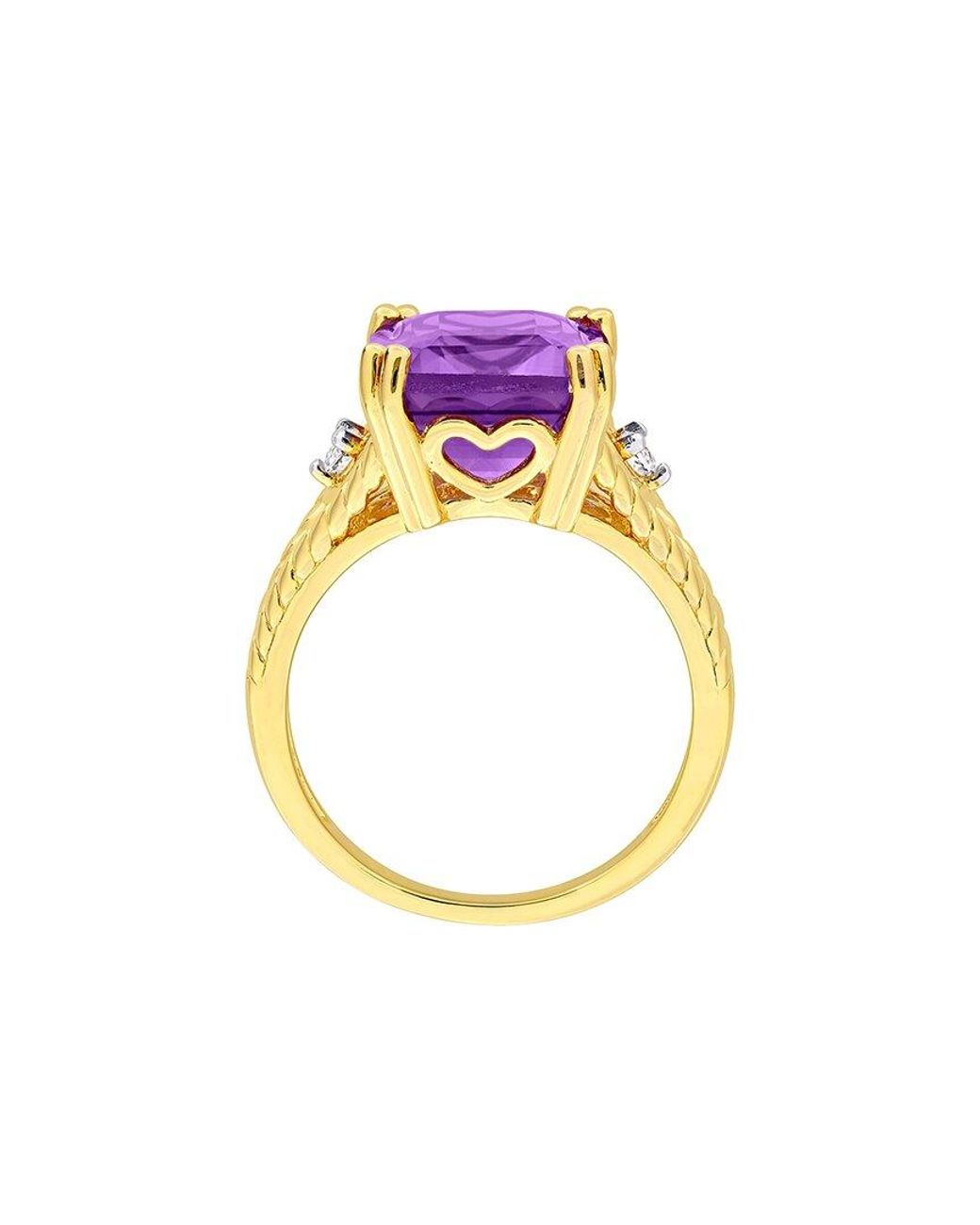 Rina Limor Purple 12 Ct. Tw. Amethyst, Topaz Cocktail Ring