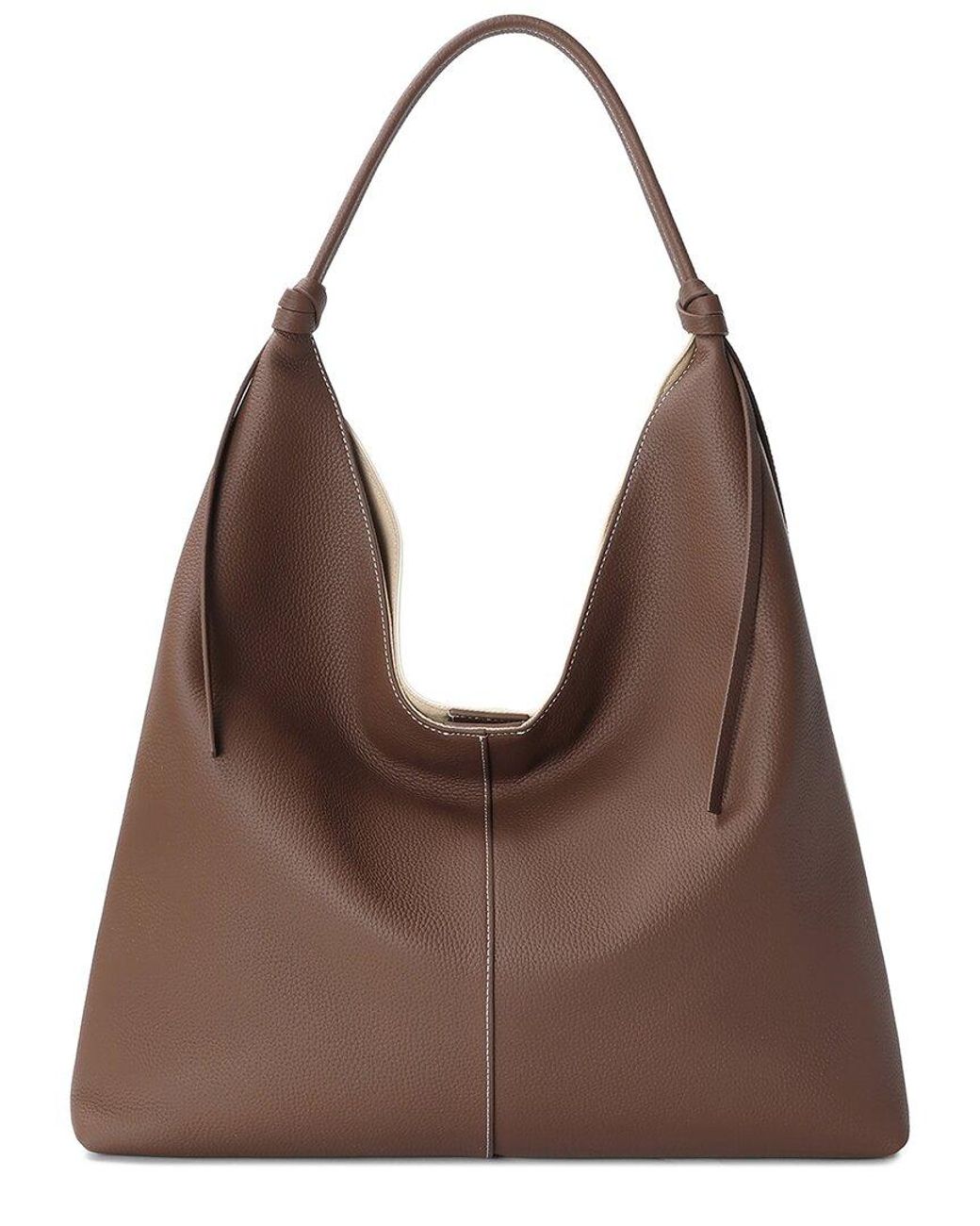 Tiffany & Fred Paris Natural Full-Grain Leather Tote