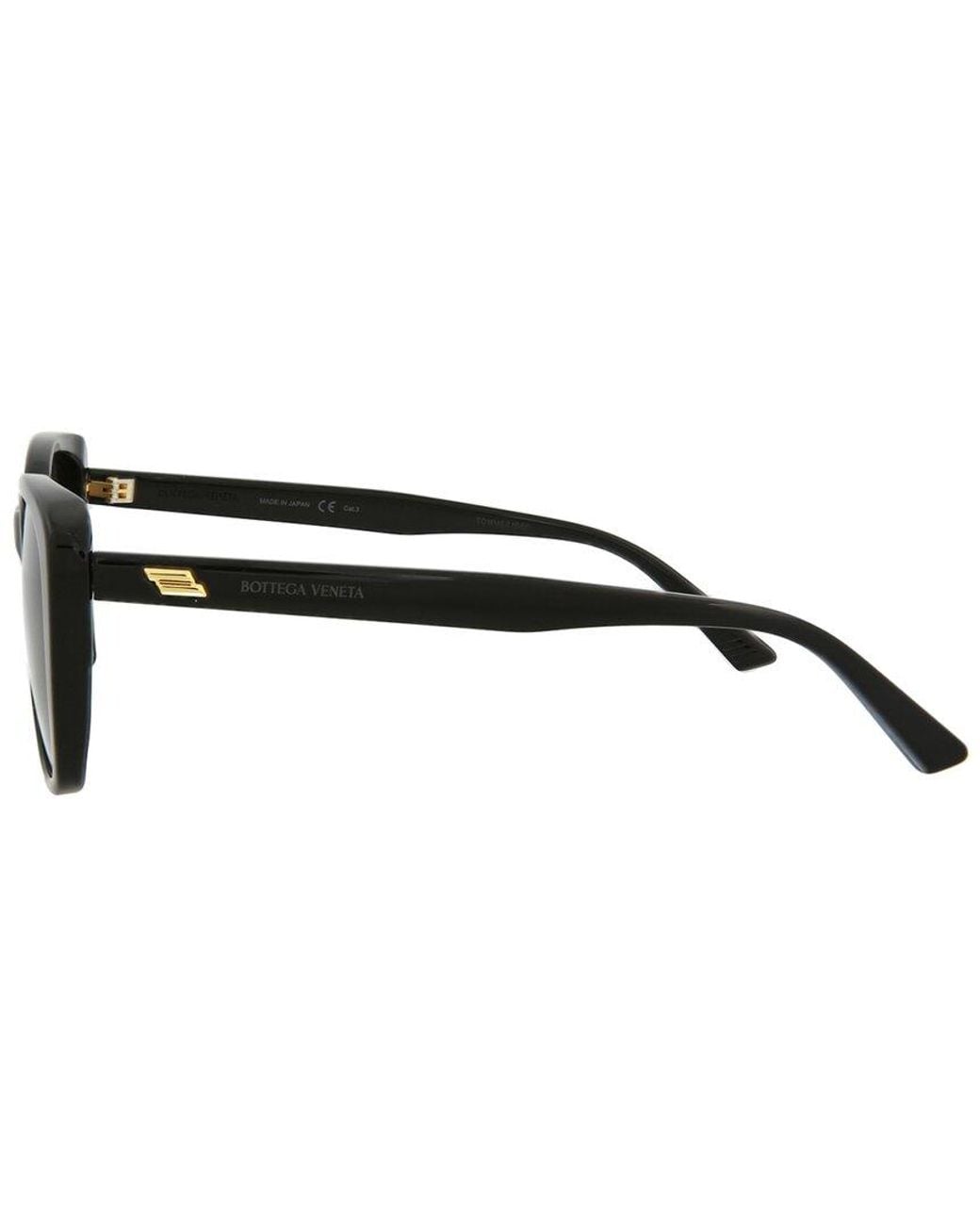 Bottega Veneta Black 55mm Sunglasses