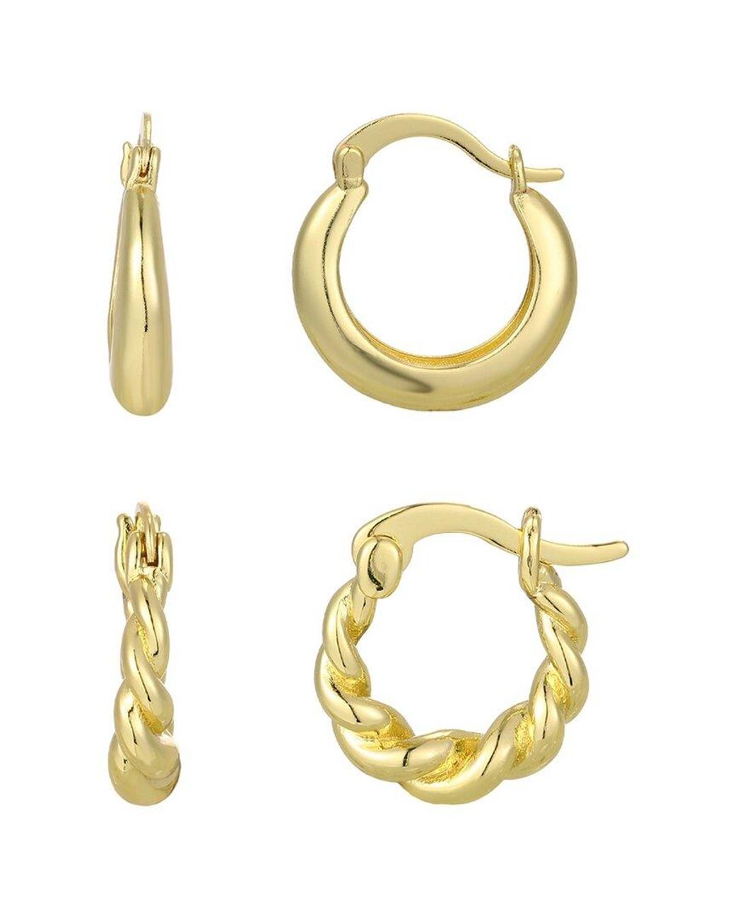 Adornia Metallic 14K Plated Earrings