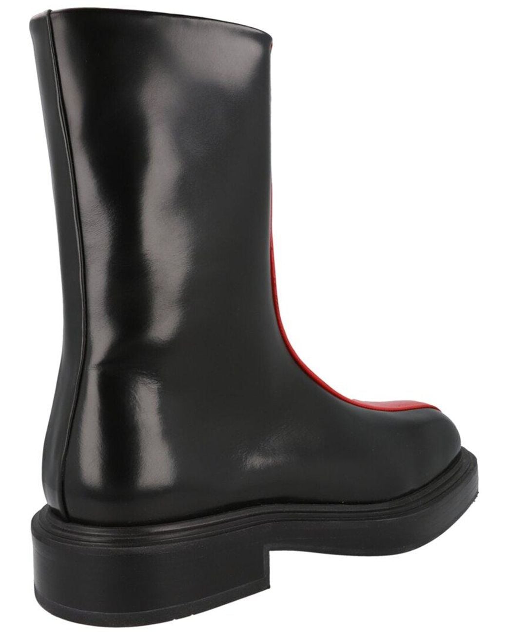 Ferragamo Black Florentia Leather Boot for men