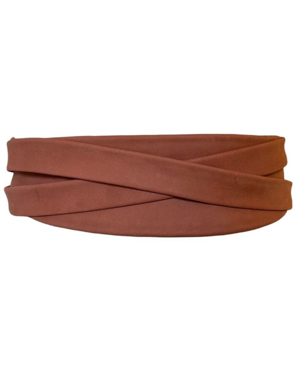 Ada Brown Classic Wrap Leather Belt