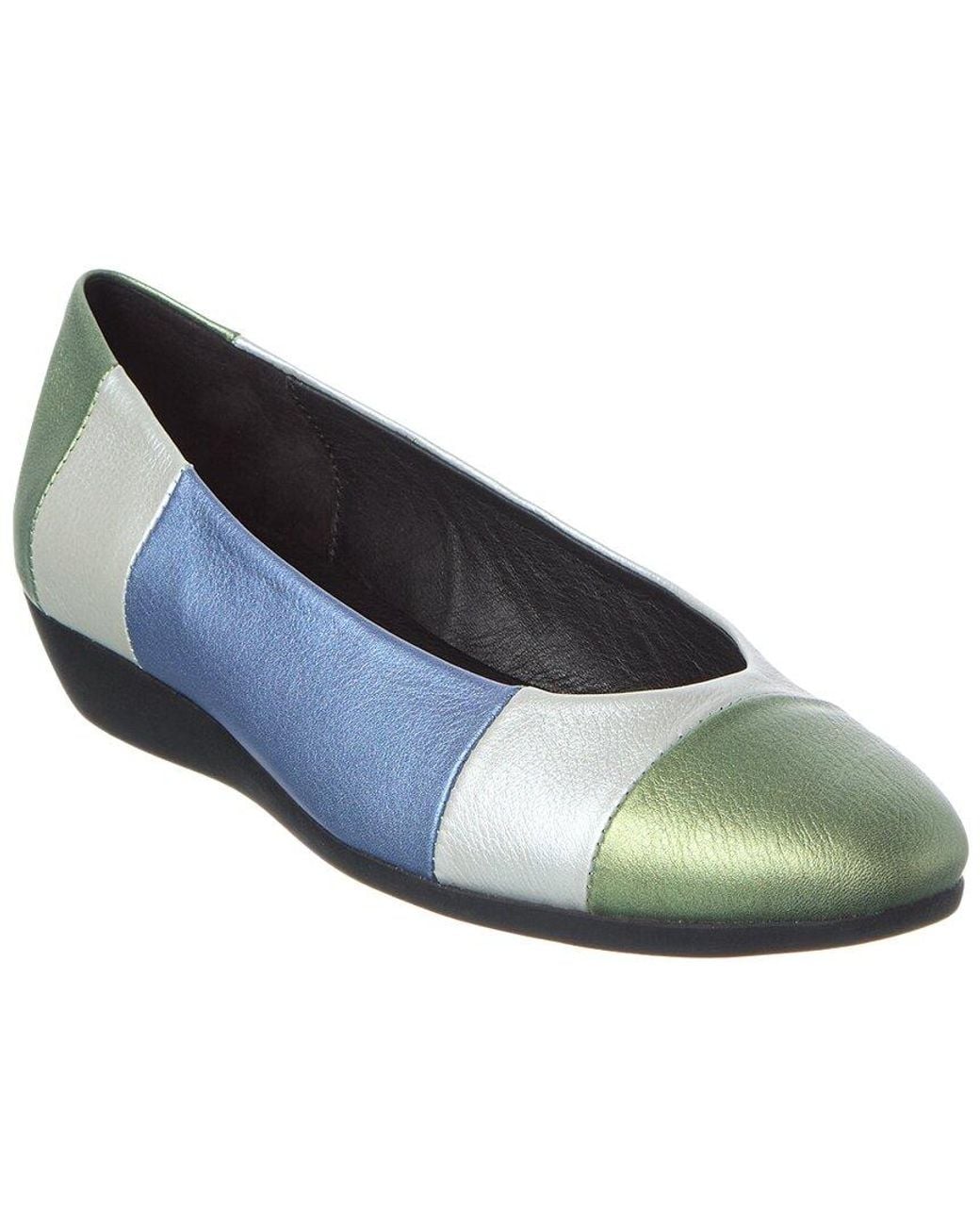 Arche Blue Onyoko Leather Flat