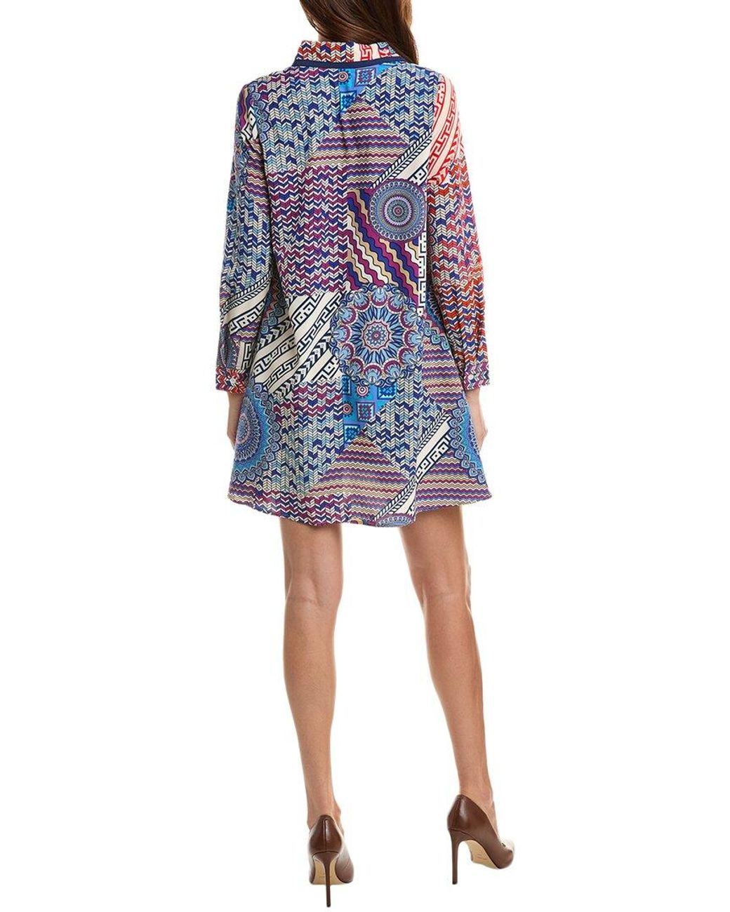 Gracia Blue Shirtdress