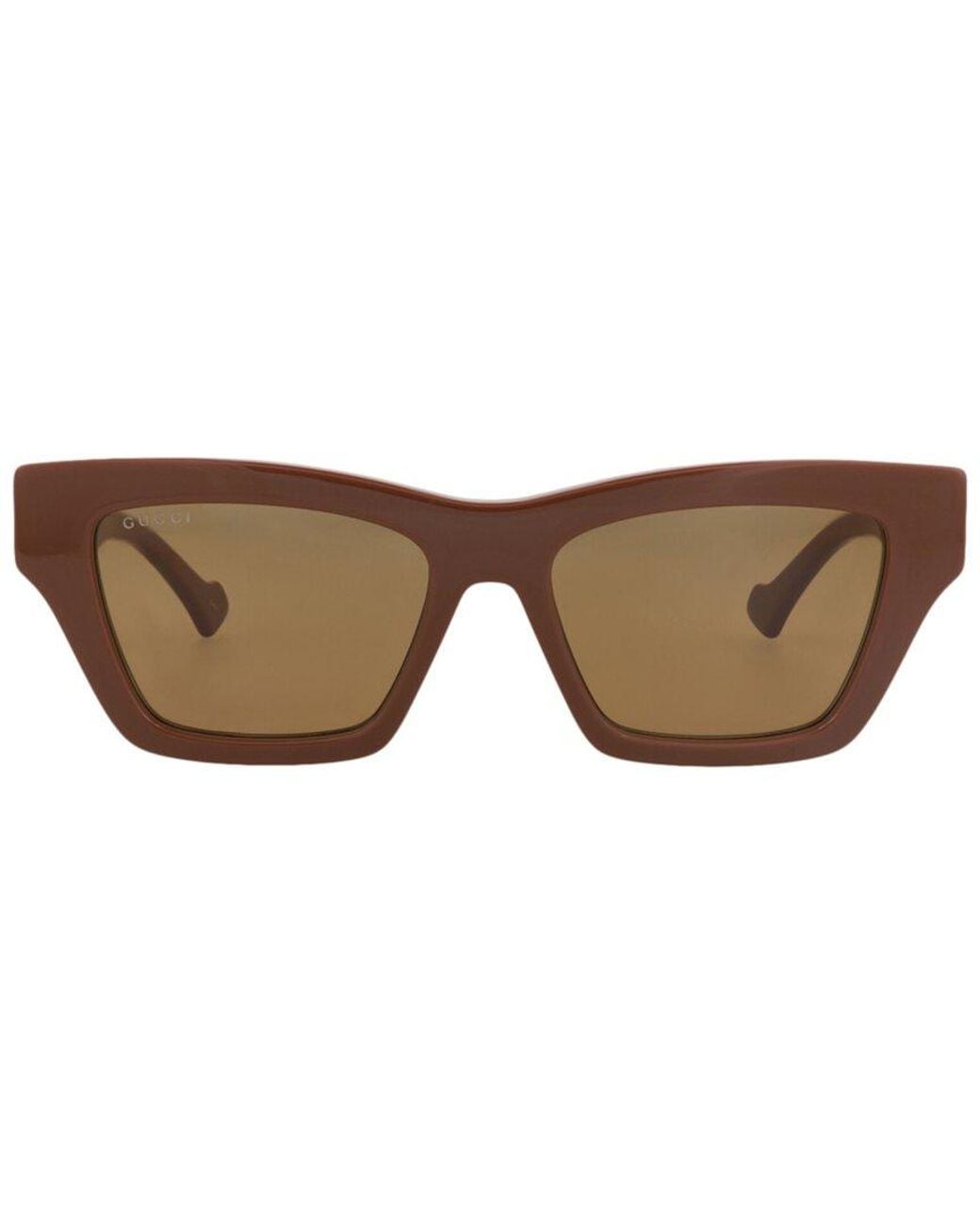 Gucci Brown Gg1753S 53Mm Sunglasses