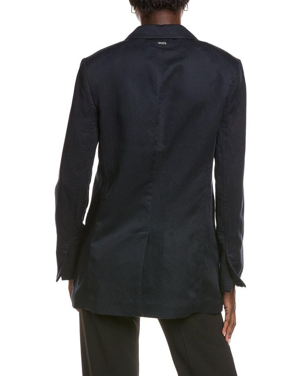 Boss Black Janika Linen-Blend Blazer