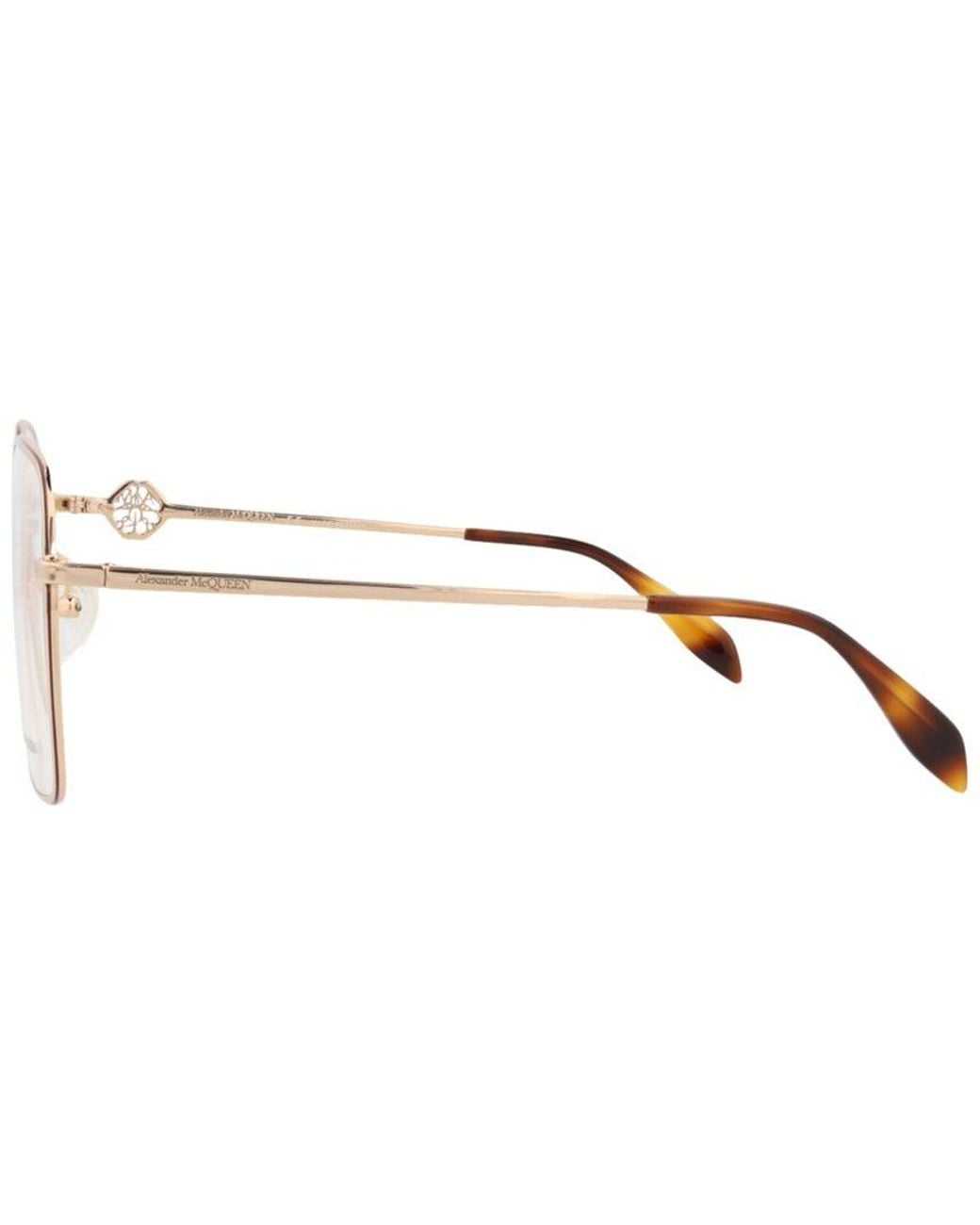 McQueen Metallic 55Mm Optical Frames