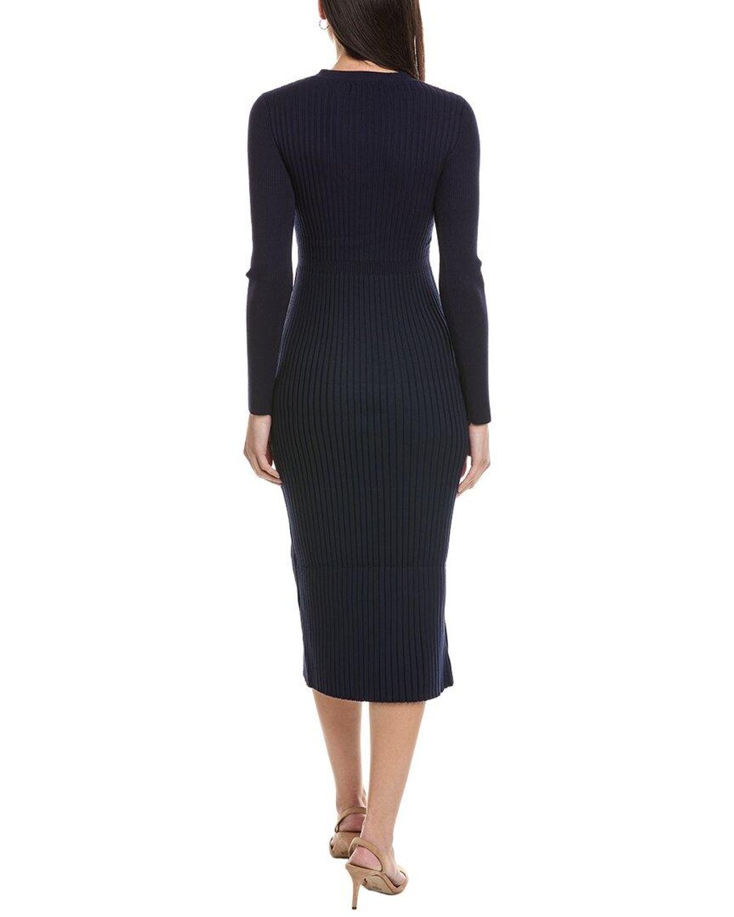 Tahari Blue The Monroe Knit Dress