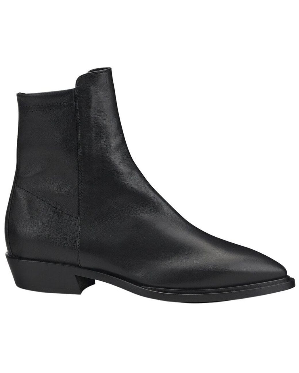 Agl Attilio Giusti Leombruni Black Mahe Stretch Leather Boot