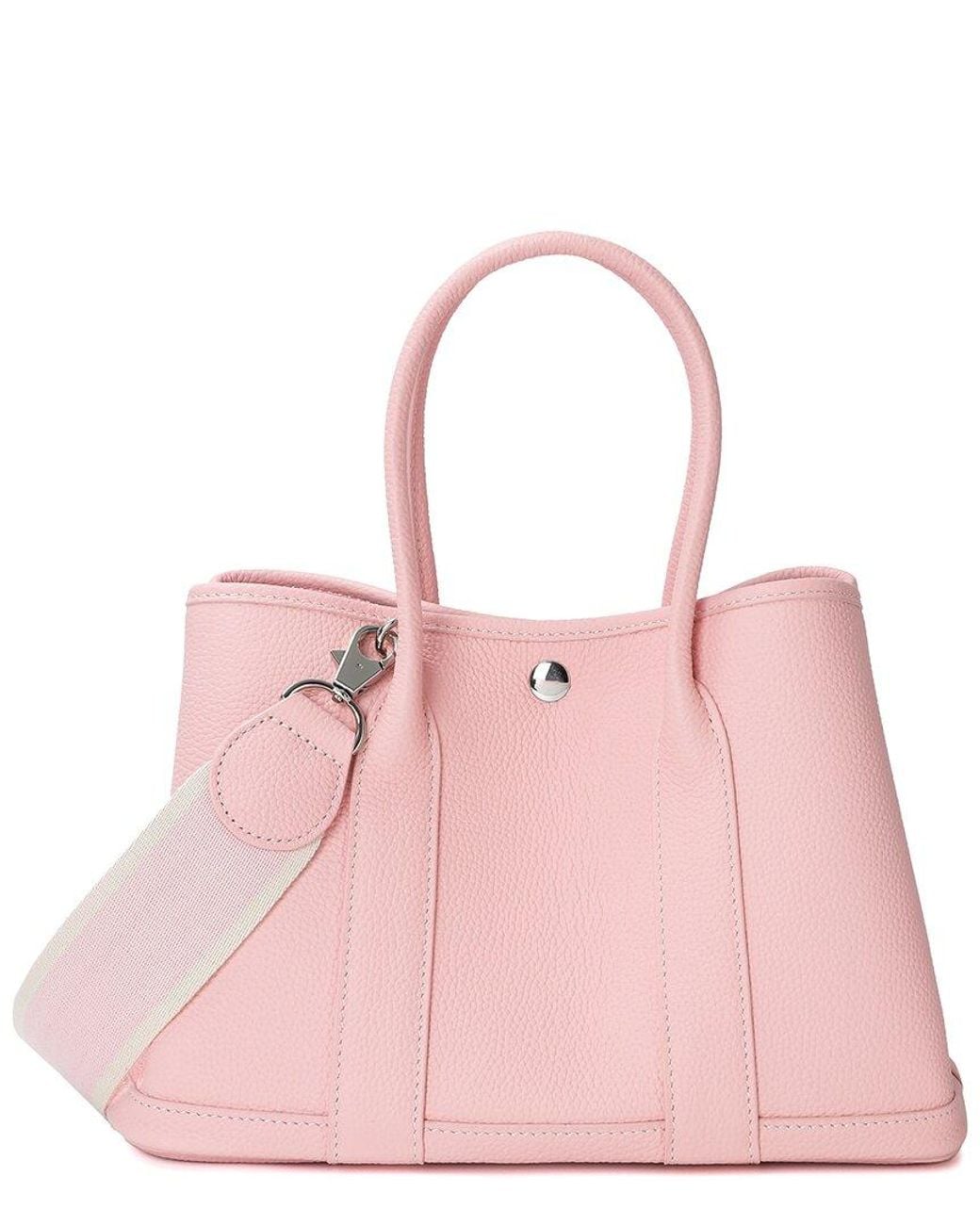 Tiffany & Fred Paris Pink Top-Grain Leather Satchel