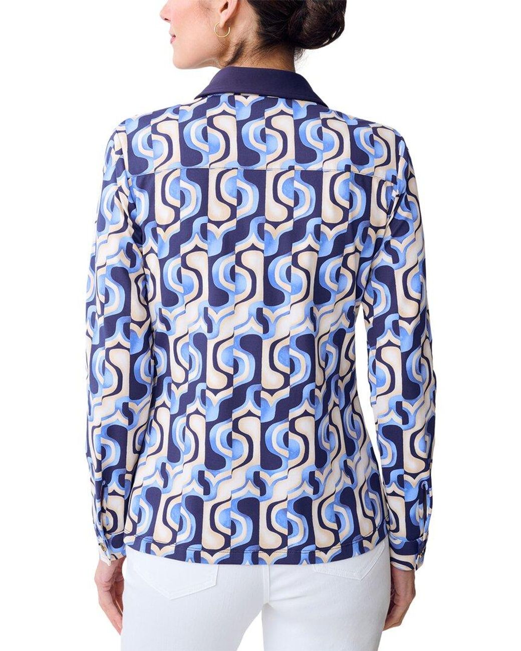 J.McLaughlin Blue Betty Top