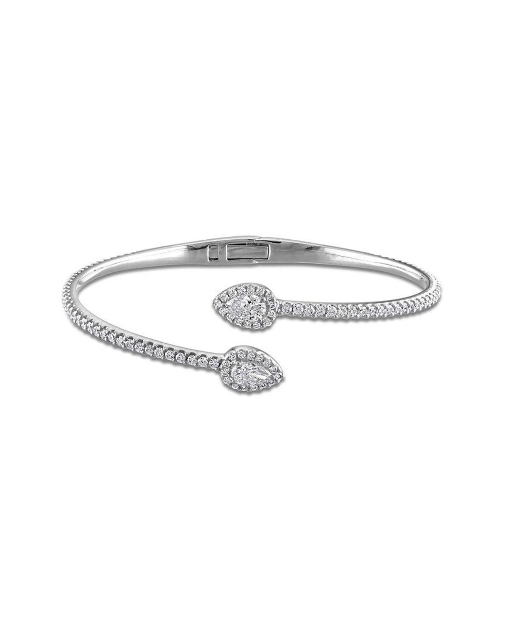 Created Forever White 14K 0.70 Ct. Tw. Lab-Grown Diamond Open Bangle