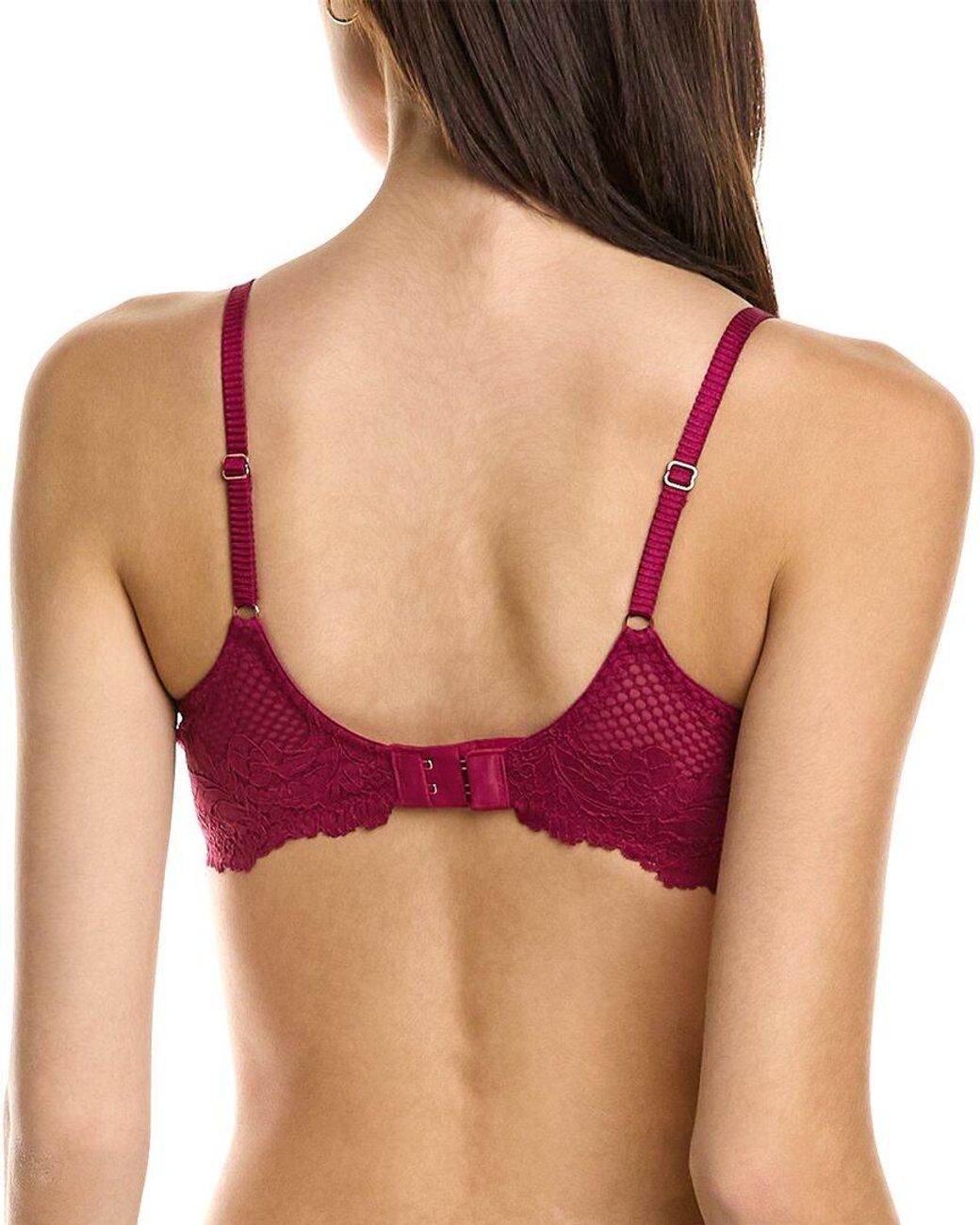 Le Mystere Lace Allure T-shirt Bra in Red