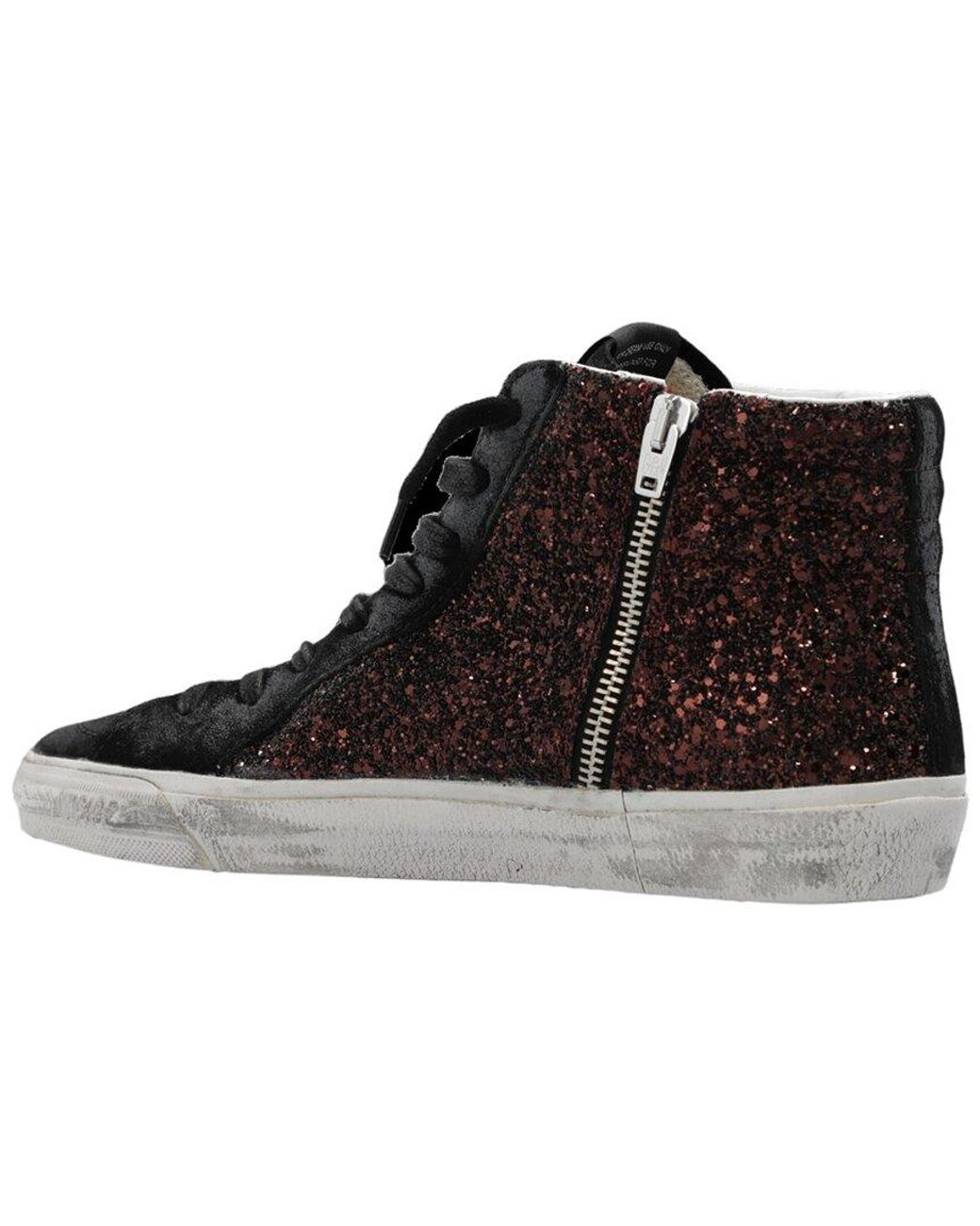 Golden Goose Deluxe Brand Black Slide Leather Sneaker