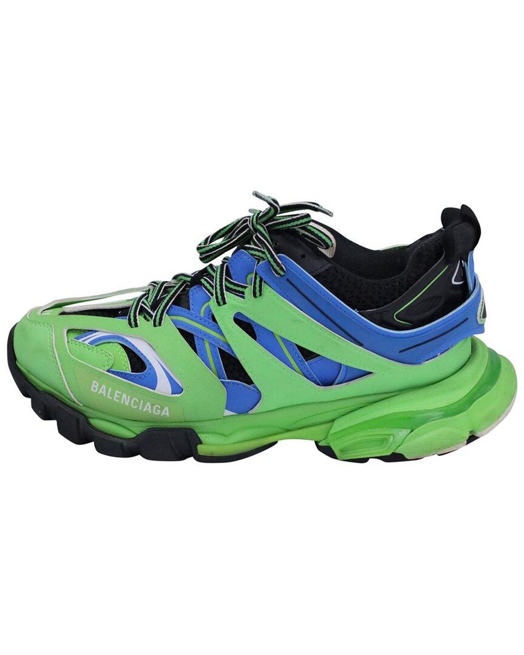 Balenciaga Green Plastic/Polyurethane Track Sneaker (Authentic Pre-Loved)