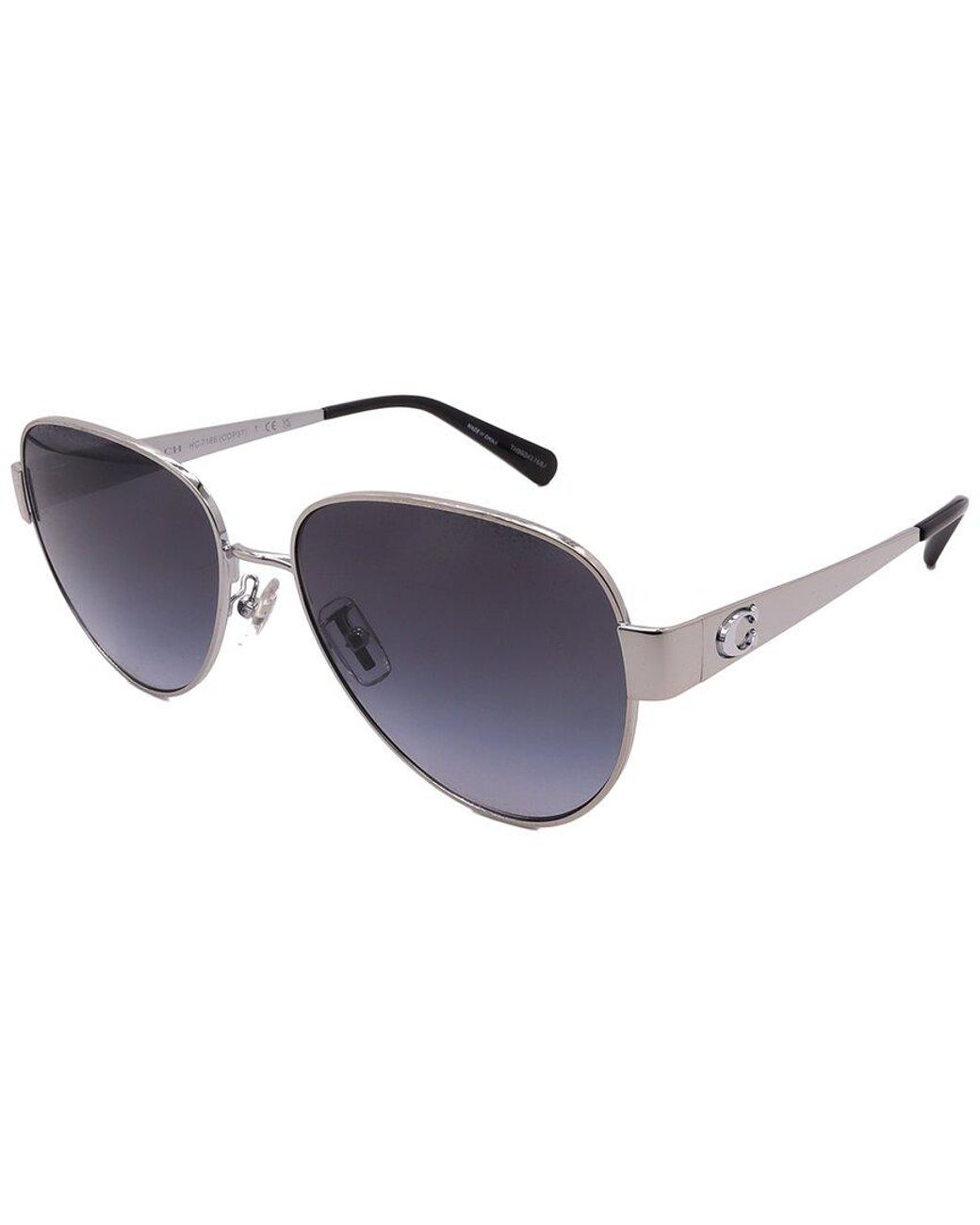 COACH Blue Hc7186 57Mm Sunglasses