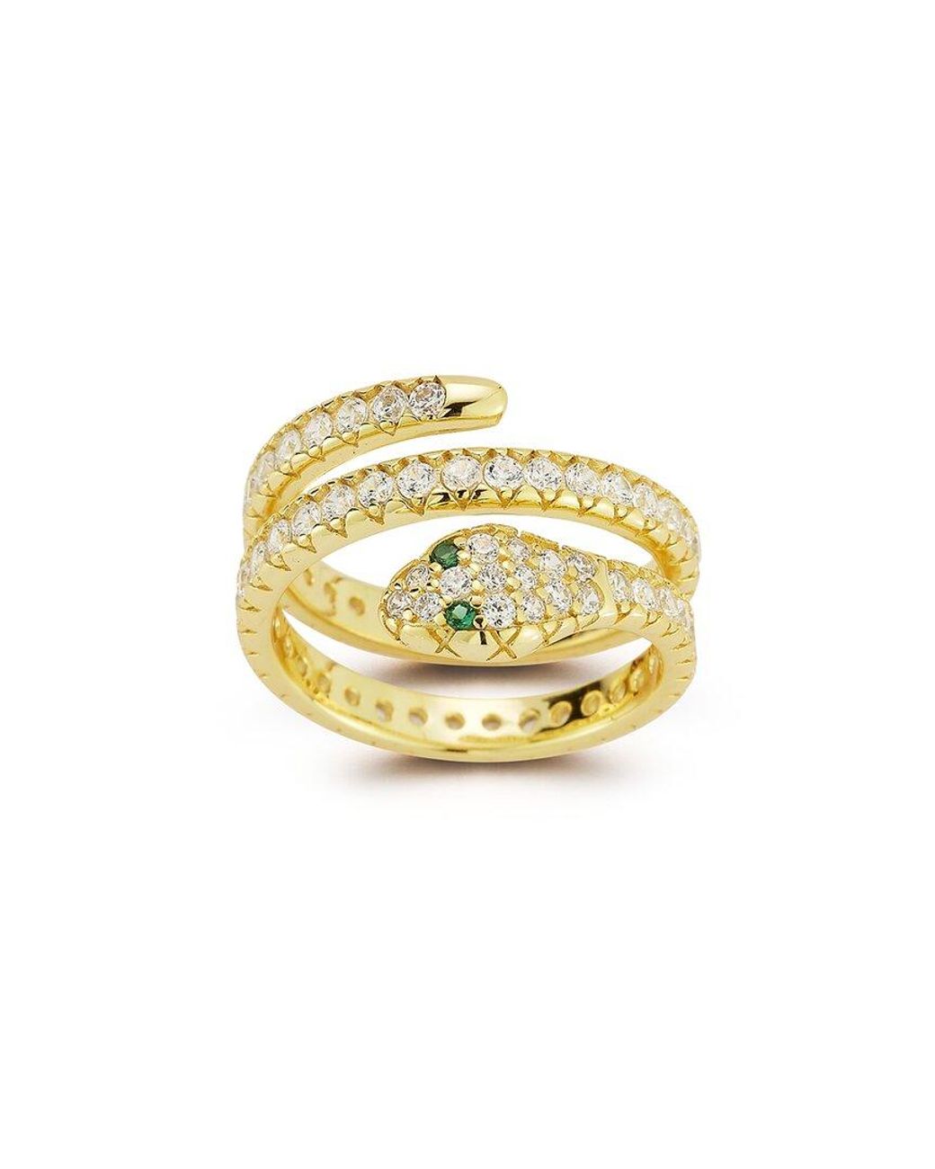 Glaze Jewelry Metallic 14K Over Cz Ring