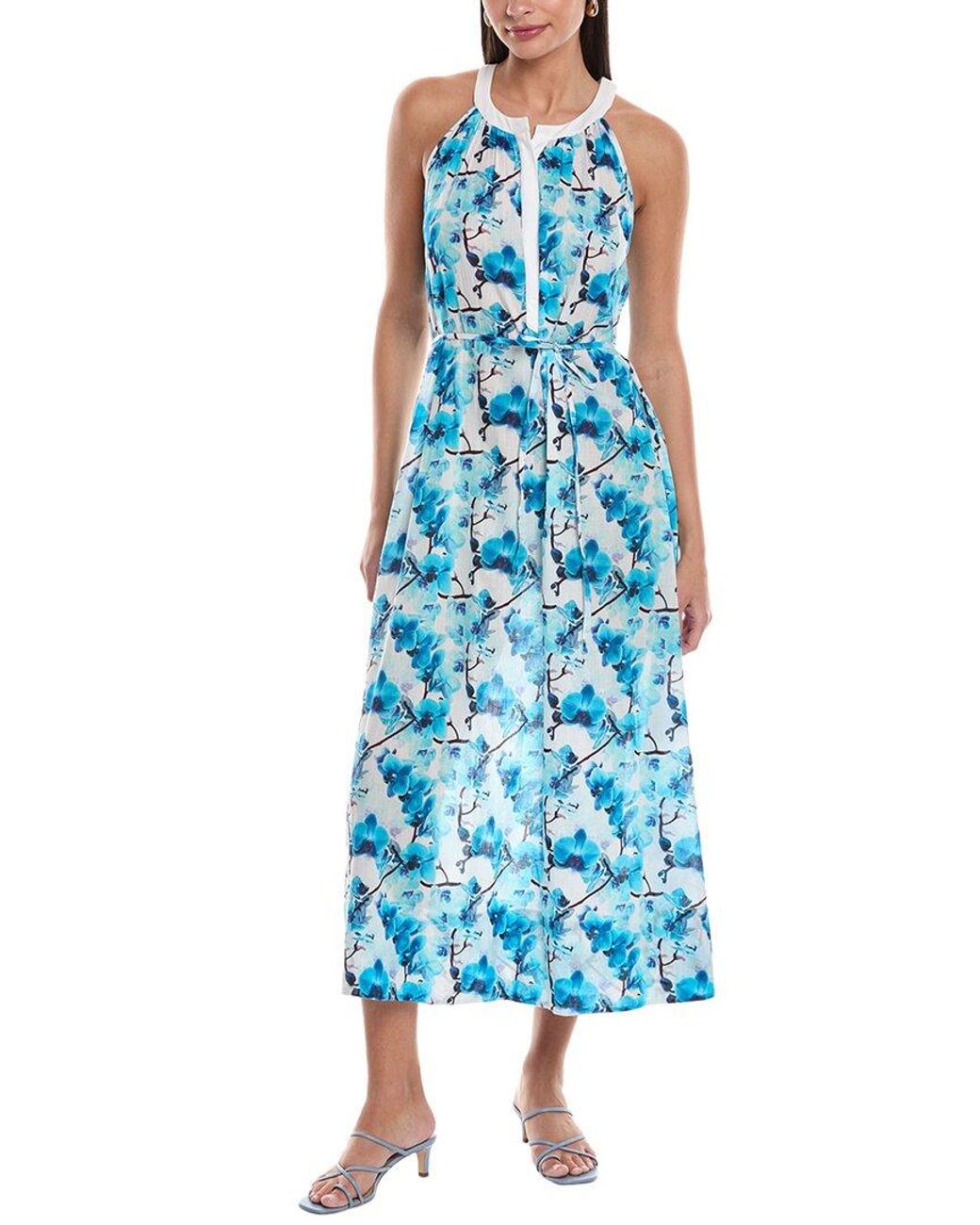 Ro's Garden Blue Teodolina Maxi Dress