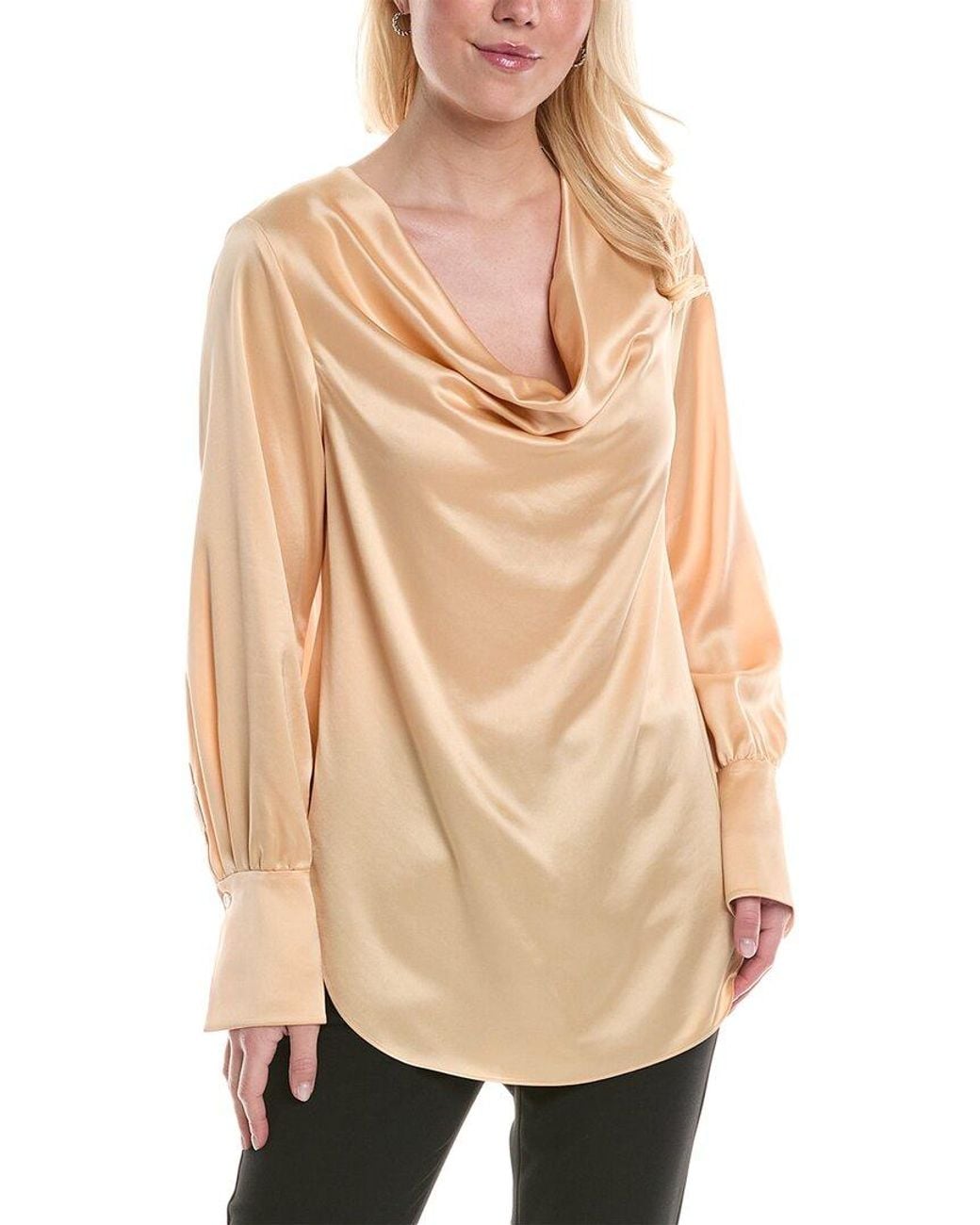 Halston Heritage Natural Luisa Top