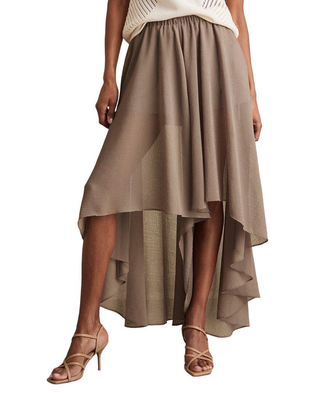 Reiss Brown Lucie Fluid Short