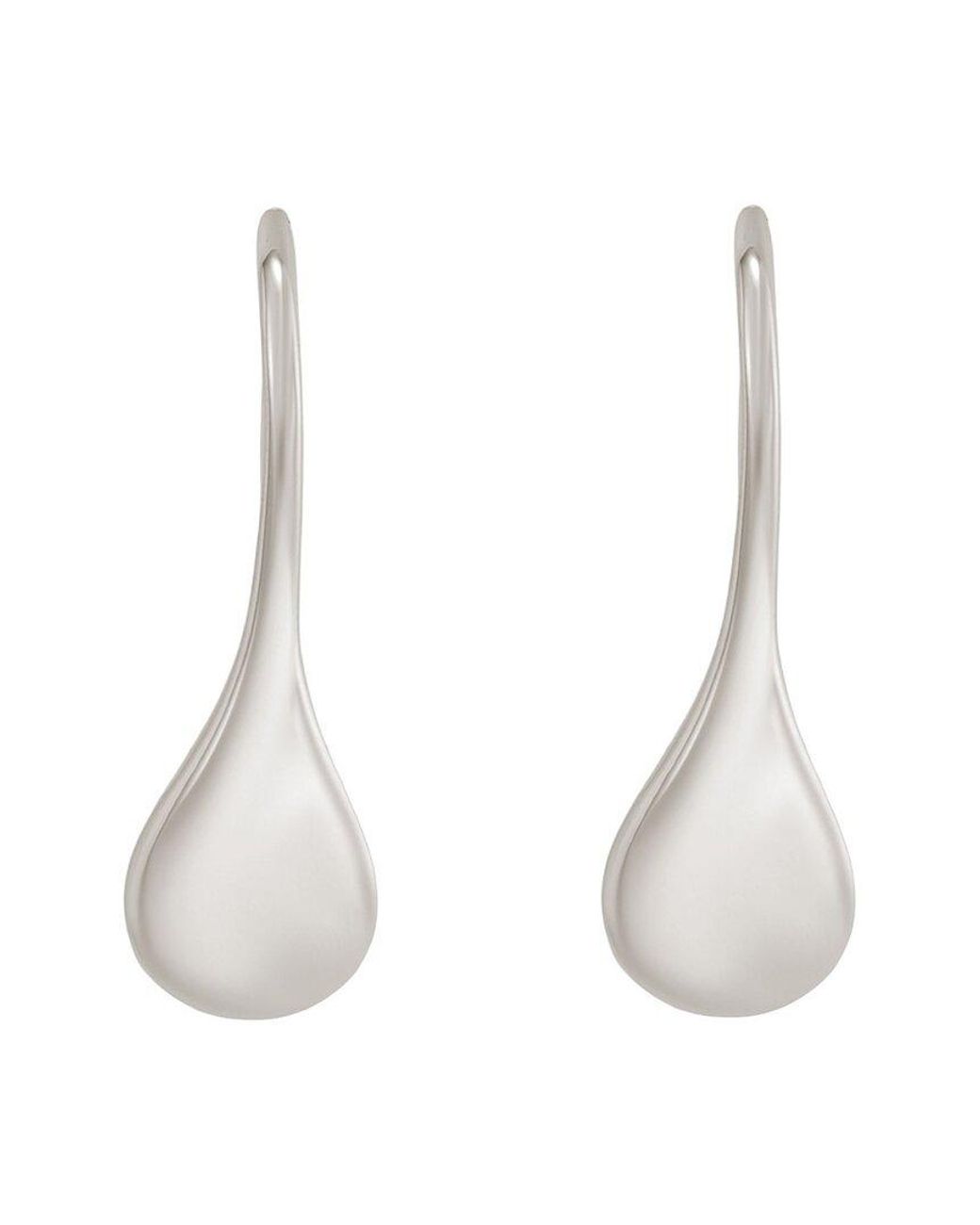 Adornia White Plated Earrings