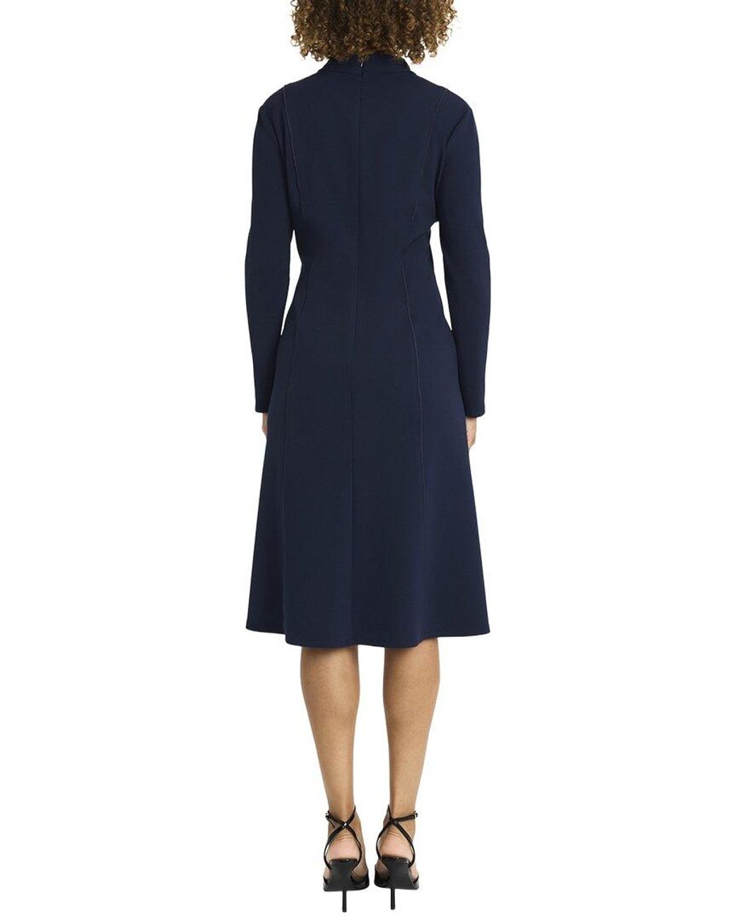 Maggy London Blue Midi Dress