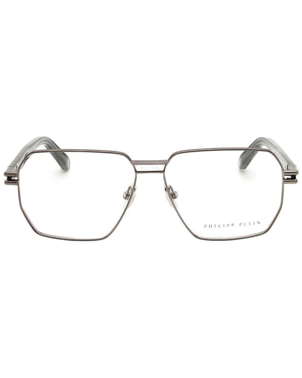 Philipp Plein Metallic 58Mm Optical Frames