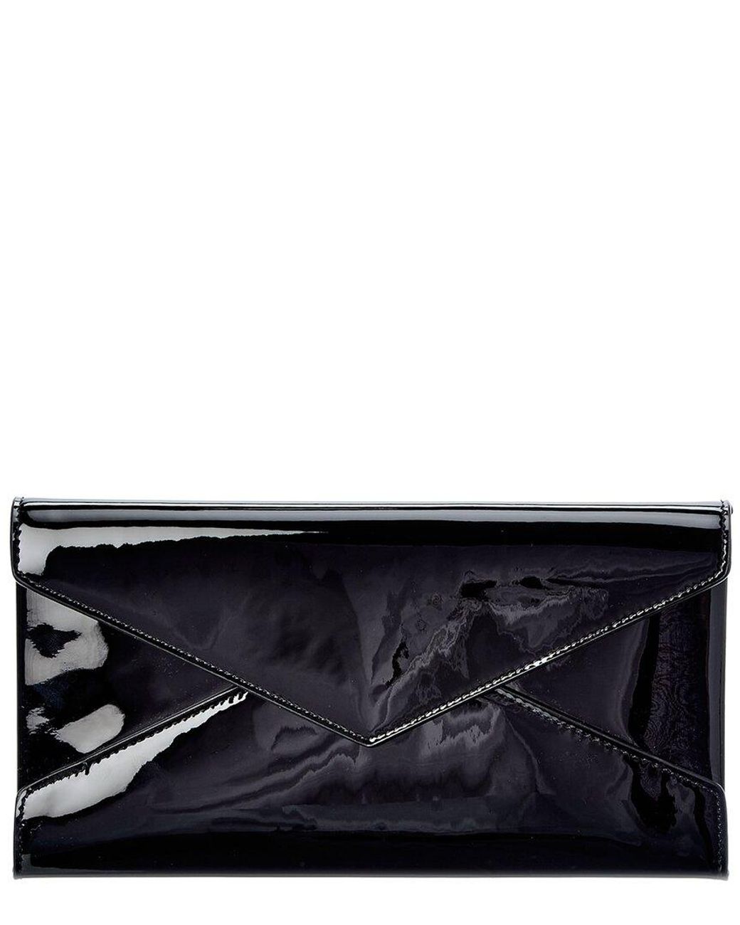 Saint Laurent Patent Clutch in Black Lyst