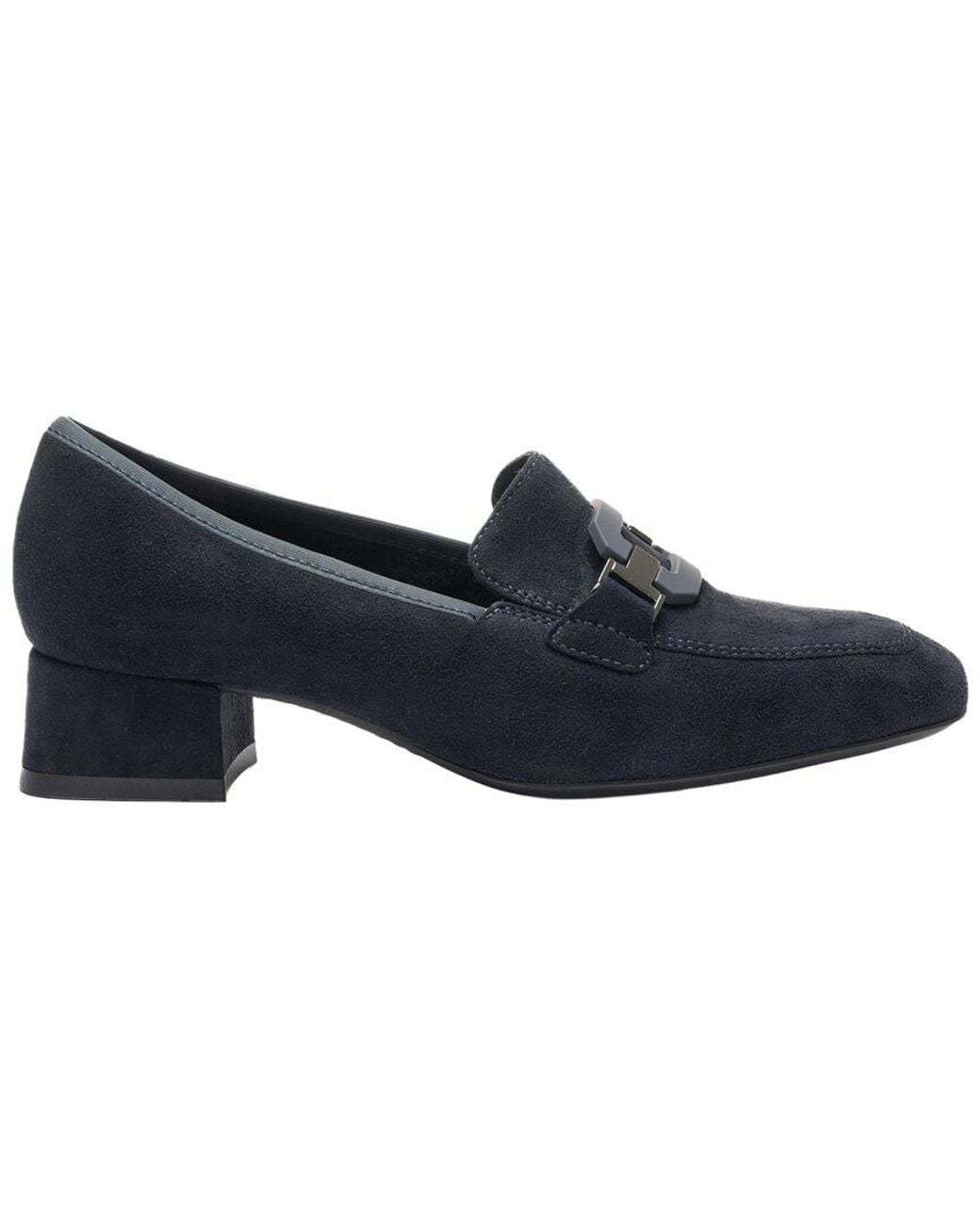 Ara Blue Giza Suede Pump