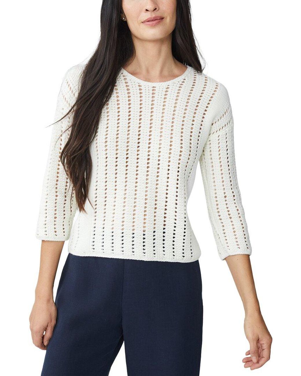 J.McLaughlin White Keira Sweater