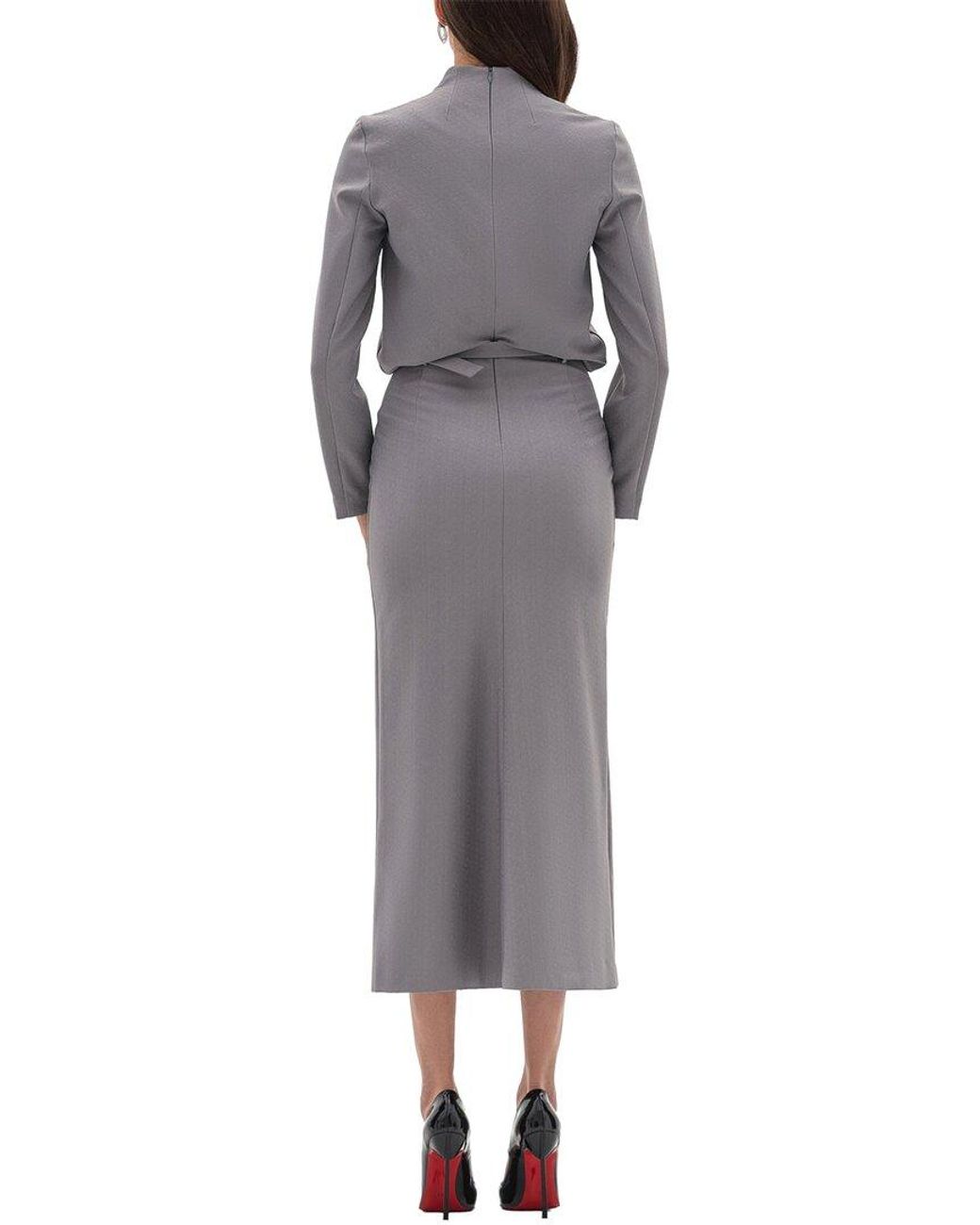 BGL Gray Midi Dress